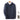 Men's luxurious blue-gray half-zip cashmere sweater with long sleeves and a soft collar, designed for warmth and style in winter.