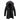 Men's luxury winter parka in navy blue featuring a fur hood, insulated design, and black accents, shown in a 3XL size.