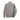 Men's minimalist black bomber jacket with a sleek design, featuring a high collar and long sleeves, displayed on a neutral grey background.