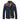 Men's navy blue insulated water-resistant puffer jacket in dark blue, size 3XL, featuring long sleeves, a collar, front pockets, and button detailing.