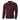 Men's burgundy red slim fit quilted bomber jacket featuring a casual design with long sleeves and a knitted neck collar, suitable for versatile outerwear occasions.