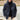 Men's navy blue wool double-breasted peacoat in an XL size, featuring a classic design with a collar and button-up front, suitable for winter fashion.