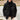 Men's black wool double-breasted peacoat, featuring an overcoat style with a structured collar and long sleeves, designed for winter fashion.