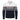 Men's navy geometric knit sweater with white two-tone design, zip pullover, long sleeves, and collar in size 2XL.