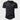 Men's black slim fit Henley shirt with short sleeves and a casual collar, suitable for summer wear, shown in size 2XL.