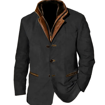Men's olive green suede blazer featuring a luxury designer sport coat design. The blazer has a classic collar, long sleeves with buttons, and a pocket detail. The rich suede material gives it a sophisticated and elegant appearance, ideal for formal or semi-formal occasions.