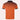 Men's orange moisture-wicking quick-dry athletic shirt with short sleeves and a round collar, designed for sports and active wear.