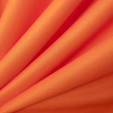 Men's orange athletic shirt with a quick-dry, moisture-wicking fabric, displayed against a plain background.