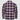 Men's orange plaid flannel shirt featuring a tartan pattern with long sleeves and a classic collar.