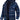 Men's navy blue plaid hooded lumberjack jacket with long sleeves, featuring a tartan pattern and collar, suitable for fall weather in size 5XL.