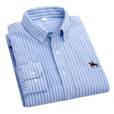Men's 3XL premium blue plaid dress shirt with long sleeves and a button-down collar, featuring an electric blue and grey pattern.