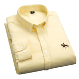 Men's premium blue plaid dress shirt featuring long sleeves and a button-down collar, in a yellow color variant, size 3XL.