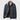 Men's blue quilted insulated winter jacket in size 4XL with long sleeves and a high collar.