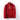 Men's red high-neck full zip fleece jacket in size 3XL, featuring long sleeves and a warm, cozy material perfect for winter outerwear.