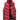 Men's red insulated puffer vest in Bordeaux color, featuring a lightweight and water-resistant design, suitable for hiking. The vest is shown in size 8XL and has a sleeveless cut with a collar.