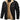Men's black winter jacket in Nero color, size 3XL, featuring sherpa lining, multiple pockets, long sleeves, buttons, and a collar, designed for insulation and style.