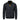 Men's slim fit black bomber jacket in lightweight urban style featuring long sleeves, a sleek collar, and button detailing.