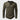 Men's slim fit black long sleeve Henley shirt made from a cotton blend, featuring a buttoned placket and ribbed cuffs.
