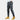 Men's slim fit multi-pocket cargo pants in green, featuring a military-inspired design with multiple pockets, shown in a dark gray variant, waist size 33.