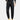 Men's slim fit black cargo pants featuring a multi-pocket design, tailored for a military-inspired look with a 33-inch waist, showcasing a fashionable and functional style.