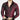 Men's slim fit shimmer shirt featuring a red to black gradient design, suitable for party wear. The shirt includes a collared neckline and long sleeves, worn by a model with a visible watch on the wrist, highlighting a confident gesture.