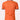 Men's orange polo shirt with contrast collar and short sleeves, featuring a breathable fabric ideal for sportswear.