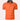 Men's orange polo shirt with a contrast collar and short sleeves, designed for breathability and style.