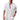 Men's V-neck linen shirt in white, size 2XL, featuring a lightweight and breathable fabric. The shirt is shown on a mannequin with focus on the shoulder, sleeve, and neck areas, highlighting its stylish and comfortable fit suitable for summer wear.
