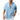 Men's stylish V-neck linen shirt in blue, size 2XL, with a lightweight and breathable design, featuring short sleeves and a relaxed, comfortable fit suitable for summer.