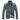 Men's fitted suede biker jacket in tan leather with vintage style, featuring long sleeves, a prominent collar, multiple buttons, and pockets, available in a blue 4XL variant.