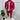 Men's red lightweight tracksuit in size 3XL, featuring a sporty and stylish design suitable for urban loungewear.