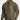 Men's vintage green corduroy pullover in 5XL size featuring leather elbow patches, with long sleeves and a collar.