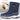 Men's waterproof insulated winter boots in electric blue, size 46, featuring slip-resistant soles and durable synthetic rubber material, designed for snowy and wet conditions.