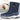 Men's blue waterproof insulated winter boots, slip-resistant with synthetic rubber outsole, designed for snow and cold weather, size 46.