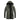 Men's olive green insulated military parka jacket with a high collar and long sleeves.