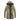 Men's olive green military parka jacket with a waterproof exterior, insulated lining, and multiple pockets, featuring long sleeves and a high collar, available in size 4XL.