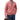 Men's pink 4XL cashmere quarter-zip sweater featuring long sleeves and a casual winter fashion design.