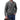 Men's gray quarter-zip cashmere sweater, featuring long sleeves and a sleek neckline, perfect for casual winter fashion.