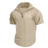 Men's white lightweight zipper hoodie with a persimmon color, size 3XL, featuring long sleeves and a simple design suitable for summer fashion.