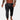 Men's black linen pants with elastic waist, lightweight and breathable, shown in 3XL size.