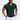 Men wearing a green slim fit stretch cotton polo shirt in size 2XL, showcasing an athletic and breathable design. The man has a muscular build, accessorized with a watch and sunglasses, and features a beard.