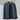 Minimalist dark blue men's bomber jacket with a lightweight design, featuring a sleek collar and long sleeves, perfect for urban fashion.