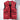 Red 5XL multi-pocket tactical mesh vest featuring a lightweight and breathable design, with a button closure and collar suitable for outdoor activities.