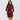 Navy blue high neck long sleeve mini dress with pockets worn by a fashion model, highlighting the dress's sophisticated collar and tailored fit around the waist and thighs. The model's arm and fingers are gently posed, showcasing the dress's elegant sleeves.