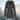 Navy blue women's insulated hooded winter parka jacket with a black color option in size 3XL, featuring a sleek design with a thick collar and full-length sleeves, suitable for cold weather.