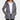 Gray XL women's lightweight hooded parka, showcasing a water-resistant material. The jacket features a hood, long sleeves, and a front closure, highlighting its practical and stylish outerwear design.