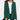 Green women's lightweight hooded parka with water-resistant fabric, featuring long sleeves, a collar, and a fitted design in XL size.