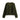
A green women's chunky knit bouclé jacket featuring a rectangular shape with a textured pattern. The outerwear includes a collar and long sleeves, designed for winter wear.