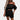 
A chic off-shoulder black romper designed as a summer party outfit, featuring a one-piece garment style with a fitted waist and short sleeves, available in size 3XL.