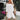 Off-shoulder white lace dress with long sleeves, featuring a boho summer fashion style. The dress is designed as a one-piece garment with a fitted waist and delicate lace detailing. Suitable for a size 3XL, this elegant piece is perfect for warm weather occasions.